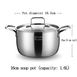 Marmite à lait Offre Spéciale Marmites à soupe et marmites en acier inoxydable pour la cuisine avec <span class=keywords><strong>tiroir</strong></span> à vapeur - Product Image 6