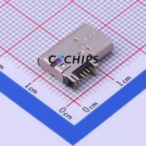 MC-324 USB Connector Through hole Component (THT) Connector Type-C USB 2.0 Female Side Insert - Product Image 2