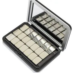 21pcs Rectangle Vide Magnétique Esprit Fard À Paupières Palette Avec Moules D'étain Disponibles