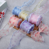 6cm (2,4 Zoll) Leder-Pailletten Wellenförmiges Elastikband Silberner Rand Schillerndes Punkt-Meshband für Haarschleifen, Kleider, Nähen, DIY-Basteln und Dekoration