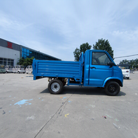 Camionnette électrique utilitaire chinoise neuve pour la livraison, 4 roues, 2 places, avec benne de chargement
