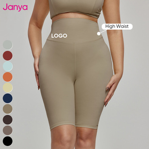 Janya Women's <strong>Super</strong> High Waist Sports Workout <strong>Shorts</strong> Quick <strong>Dry</strong> Breathable Running Wear Gym Fitness Plus Size Yoga Biker <strong>Shorts</strong> - Product Image 3