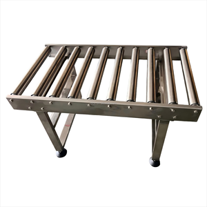 Dzjx 50Mm Diameter Dozen Lossen Transport Industriële Zware Krachteloze Pallet Zwaartekracht Vrije Roller Transportband - Product Image 2