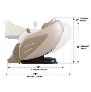 <span class=keywords><strong>Deluxe</strong></span> 3D-<span class=keywords><strong>Massage</strong></span>-Mechanismus Touchscreen-Controller Lendenwirbel-Heiztherapie SL-Style Schiene Ganzkörper-Luftmassage-Sessel - Product Image 5