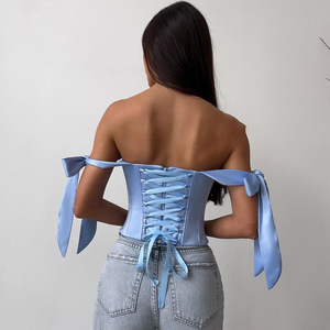 Vua McGreen Sao Xương Cá Thấp-Cắt Băng Dây Kéo Hàng Đầu Tinh Khiết Pháp Bên Ngoài Dây Đeo Trên Bức Tượng Ngực Không Thường Xuyên Mùa Hè Gia Vị Cô Gái - Product Image 6