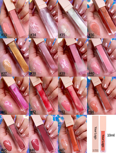 Wholesale <strong>Bulk</strong> <strong>Vegan</strong> Glitter Glossy Lip Gloss High Pigment Custom Private Label Lipgloss High Shine Nude Lip Gloss Lipstick - Product Image 3