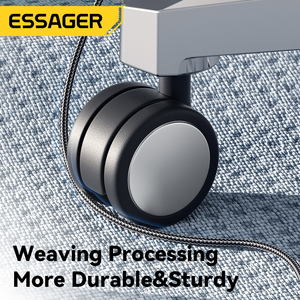 ESSAGER ES-X18 3Ft 6Ft Tressé PD <span class=keywords><strong>29W</strong></span> Usb Type C Données de Téléphone Portable Charge Rapide Cordon Câble pour Iphone - Product Image 4