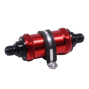 High Quality AN6 / AN8 / AN10 <strong>Inline</strong> <strong>Fuel</strong> <strong>Filter</strong> E85 Ethanol With 100 Micron Stainless Steel element - Product Image 3