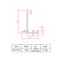 Diffuseur linéaire à fentes pour grille d'aération, en profilé aluminium, certifié ROHS, solution complète, fabrication et approvisionnement direct usine