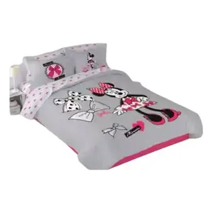 Couette simple Compe Minnie Grey 180x240 cm en coton et polyester, literie pour la maison - Product Image 4