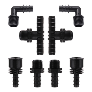 1/2 inch chủ đề để dn16mm barb nối khuỷu tay TEE thẳng nhỏ giọt tưới Ống doanh cho micro-phun tưới nước - Product Image 1