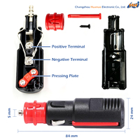 Prise allume-cigare Huanuo 8A 12V 24V avec fusible 8A et protection anti-tension, type nu, pour voiture, camion, camping-car