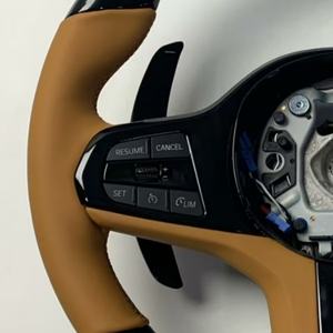 Volante de Cuero Negro Piano para <span class=keywords><strong>BMW</strong></span> Serie 3 G20 G30 G21 G22 G23 G81 G31 G82 <span class=keywords><strong>320i</strong></span> 325i 330i, Accesorios para Automóviles - Product Image 3