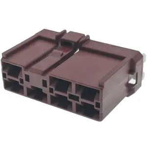 6098-0214 HD series 6.0mm(250) brown female 7 way electrical wire connectors