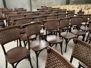 New Style Rustic <strong>Rattan</strong> Back Dining <strong>Chair</strong> Vinyard Cross Back <strong>Garden</strong> Furniture - Product Image 2