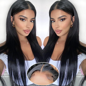 Pelucas sin Pegamento al por Mayor, Cabello Humano 100% para Mujeres Negras, Pelucas de Cabello Humano Natural Baratas con Frente de Encaje HD - Product Image 5