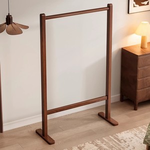 <b>Floor</b>-standing clothes rack for bedroom and home use, space-saving design, perfect for storing clothes by the <b>bed</b> at night. - Product Image 1