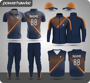 Mejor logotipo personalizado Diseños de sublimación de mano completa Nombre personalizado Marca Camiseta Cómoda Team Cricket Jersey - Product Image 5