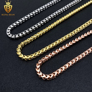 Bracciale e Collana Iced Out Franco in Argento Sterling 925 con Moissanite VVS, Catena a Corda, Stile Hip Hop, Prezzo all'Ingrosso di Fabbrica, 4mm - Product Image 5