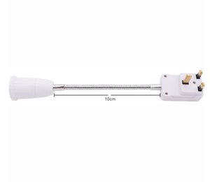 E27 Mở Rộng 30Cm LED Ánh Sáng Bóng Đèn Đèn Cơ Sở Vít EU/Anh Cắm Ổ Cắm <span class=keywords><strong>Adapter</strong></span> Chủ Chuyển Đổi - Product Image 2