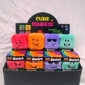 Nuevo Cubo Emocional Colorido de Peluche en Caja Sorpresa, Juguete Antiestrés con Expresiones Divertidas, Regalo para Niños en Fiestas - Product Image 1