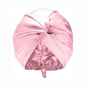 Bonnet de nuit en nylon réglable à fermeture à pression, avec bord roulé élastique, pour <span class=keywords><strong>la</strong></span> beauté et les soins capillaires - Product Image 4