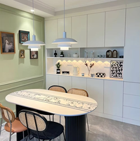 Meuble de rangement de salle à manger au design moderne et luxueux, console en bois personnalisée pour le rangement