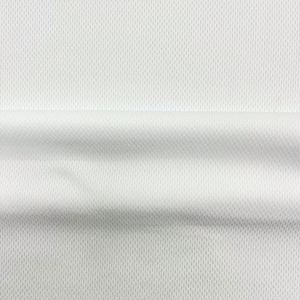 Camiseta Deportiva Transpirable Sublimada 100% Poliéster, Malla con Textura, Súper Suave, Manga Corta para Adultos, Cuello Redondo Blanco - Product Image 3