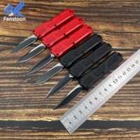 Couteau pliant personnalisé en usine, manche en alliage de zinc, couteau de survie de poche EDC pour l'extérieur, couteau d'autodéfense, support OEM ODM