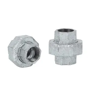 Galvanised Iron GI Pipe Fitting Union Heavy Duty Industrial Standards for Air Water Gas Steam