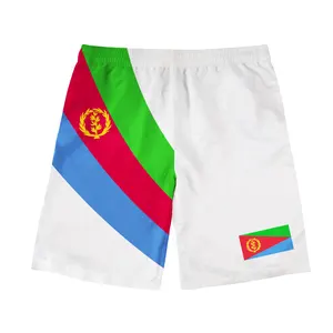 Прямая поставка, мужские сетчатые Шорты для плавания с флагом Эритреи, дизайнерские тканевые мужские пляжные шорты для плавания, одежда с эритрейским флагом