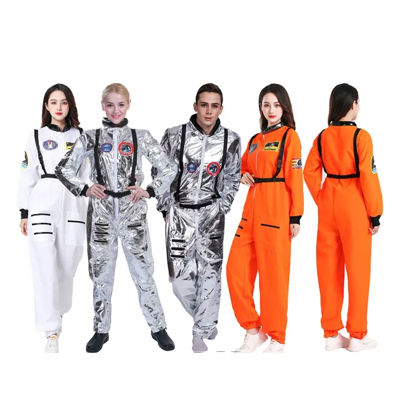Costume de Cosplay d'astronaute pour enfants adultes pour famille, carnaval, fête d'Halloween, costume de scène, costume de scène pour femmes et hommes