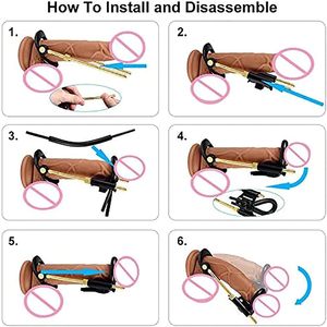 Penis Extender Verstelbare Stretchkit Met Siliconen Beschermer, Langere Erectietijd Draagbaar Penis Trainingsapparaat - Product Image 4