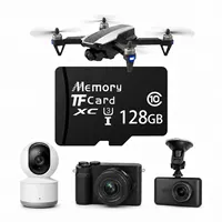 Carte mémoire Mini SD TF en gros d'usine, Classe 10 U3, 64 Go 128 Go, OEM pour Caméra de Surveillance, Caméra de Tableau de Bord, Drone