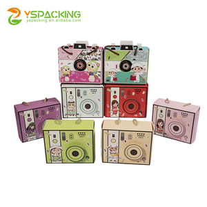 Custom cartoon chocolate candy sweet cake packaging boxes eid mubarak ramadan muslim wedding paper box bag with handle