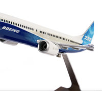 Modèle d'avion miniature 737 MAX 9 1:100