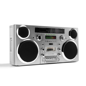Lecteur de cassettes et de CD rétro personnalisé en usine, radio Bluetooth USB MP3 AM FM, boombox stéréo haute puissance 60W pour les fêtes et la maison - Product Image 2