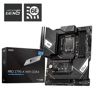 <span class=keywords><strong>MSI</strong></span> <span class=keywords><strong>Pro</strong></span> <span class=keywords><strong>Z790</strong></span>-P <span class=keywords><strong>WiFi</strong></span> DDR4 Intel <span class=keywords><strong>Z790</strong></span> LGA 1700 4 x DDR4 DIMM ATX ประเภทบอร์ดแกนรุ่นที่สิบสาม - Product Image 2