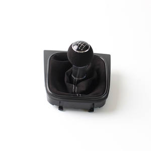 Pommeau de levier de vitesse en cuir pour Volkswagen Golf, 5 ou 6 vitesses, ergonomique, pour transmission manuelle - Product Image 3