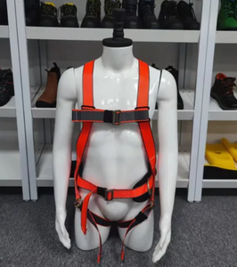 Lightweight Safety Lineman Body Harness Fall Protection with <strong>Tool</strong> <strong>Belt</strong> and Lanyard Comfortable and Secure - Product Image 4