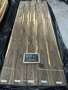 วอลเปเปอร์ไม้แผ่นบาง 0.5 มม. เกรด AAA สีดำ ลายไม้ซิริโคเต้ สำหรับเฟอร์นิเจอร์และโรงแรม วีเนียร์ไม้ซิริโคเต้ธรรมชาติ - Product Image 6