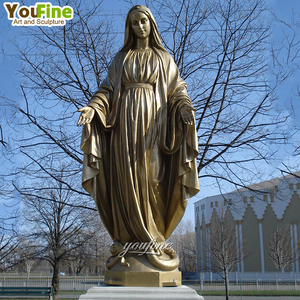 YOUFINE Life Size Outdoor Garden Park Bronze Catholic Religious Virgin Mary <strong>Statue</strong> Sculpture - Product Image 5