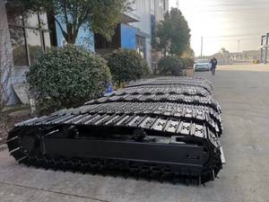 Sottocarro su misura del telaio della pista d'acciaio 5-20ton per il macchinario del frantoio per il sottocarro della pista di frantumazione del granito - Product Image 5