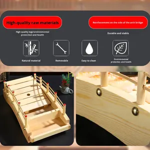 Puente de Madera para <span class=keywords><strong>Sushi</strong></span> Newell, Adornos de Vajilla Japonesa y Coreana, Cocina Japonesa, Sashimi, <span class=keywords><strong>Sushi</strong></span>, Forma Irregular, Color Sólido - Product Image 4