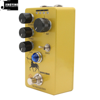 Jingying 2025 Vente en gros d'usine Série M MARKSMAN Boost/Overdrive Guitare électrique Pédale d'effet basse Pièces et accessoires de guitare
