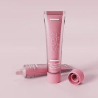 Tube cosmétique double compartiment personnalisé 80 ml 80 g en plastique pour lotion corporelle, nettoyant visage, crème mains, avec couvercle à vis
