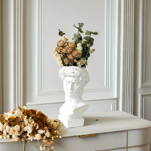 Buste de sculpture grecque classique en résine, statue de tête humaine, pot de fleurs, décoration artistique moderne pour la maison et le bureau - Product Image 6