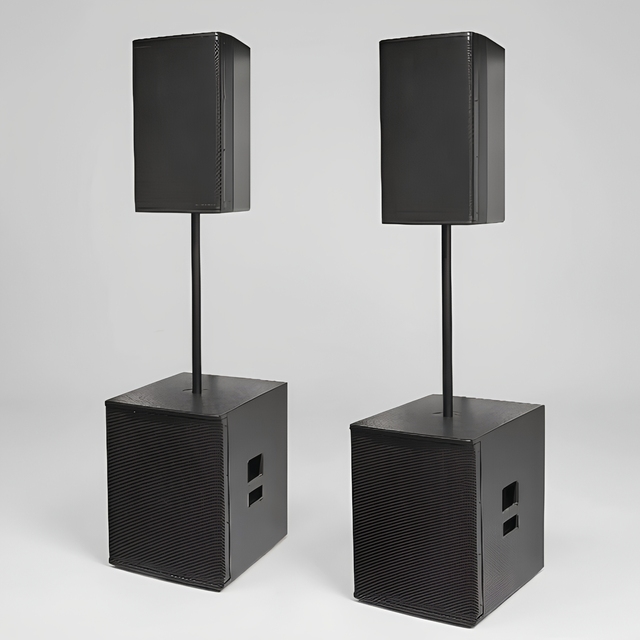 Active Speaker 12 Inch Bar Sound System 15 /18 Inch Subwoofer Professional KTV Set with DSP Amplifier No Warranty