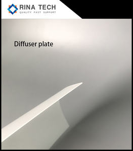 Plaque diffuseur de lumière Rina Tech 60% 70% 80% 3mm en acrylique blanc laiteux, feuille écoénergétique pour les luminaires de terrains de sport - Product Image 2
