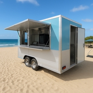 Camion de restauration rapide pour hot-dogs, glaces et barbecue avec équipement, cuisine mobile, remorque alimentaire - Product Image 4